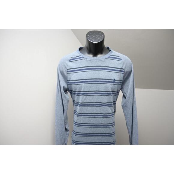 Penguin Munsingwear Tee Shirt Graphic Long Sleeve Striped Mens Size Medium - Picture 3 of 7